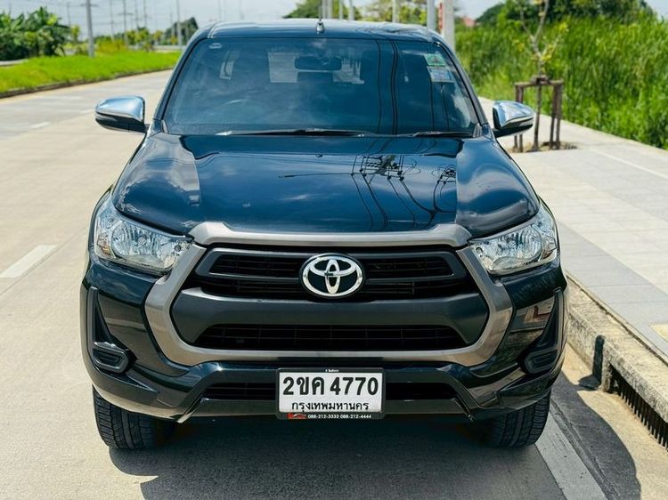 Toyota Hilux Revo 2020 Double Cab 2.4 Entry Prerunner Pickup ดีเซล ไม่ติดแก๊ส เกียร์อัตโนมัติ ดำ รูปที่ 2