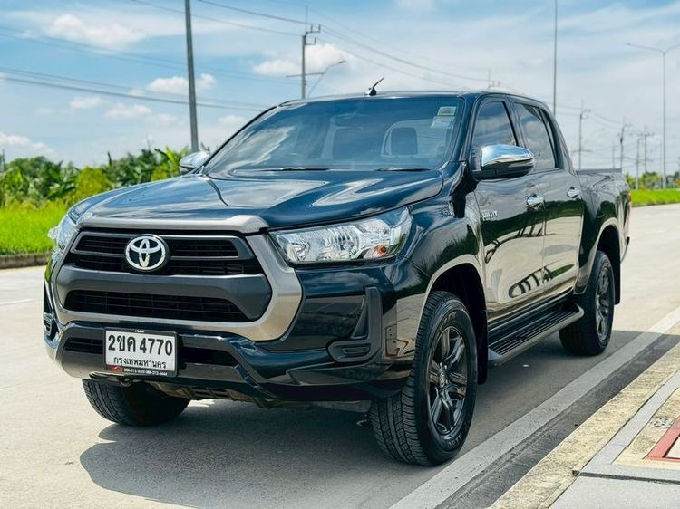 Toyota Hilux Revo 2020 Double Cab 2.4 Entry Prerunner Pickup ดีเซล ไม่ติดแก๊ส เกียร์อัตโนมัติ ดำ