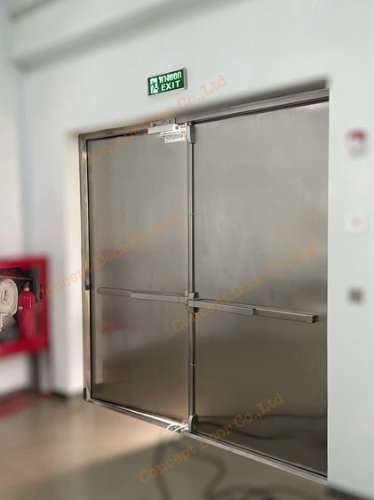 สแตนเลสสตีล ประตูสแตนเลส รูปแบบหนีไฟ  CDSF6