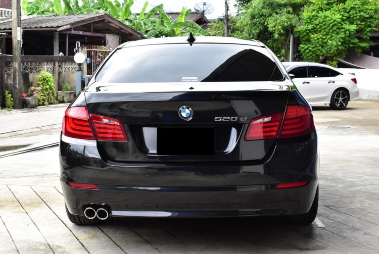 BMW Series 5 2012 520d Sedan ดีเซล เกียร์อัตโนมัติ ดำ รูปที่ 4