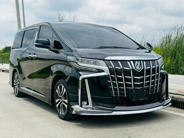 Toyota Alphard 2022 2.5 S C-Package Utility-car เบนซิน ไม่ติดแก๊ส เกียร์อัตโนมัติ ดำ รูปที่ 3