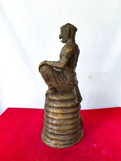 หนุมาน ขนาดบูชา หลวงพ่อแล วัดพระทรง จ.เพชรบุรี เนื้อทองเหลือง สูง12นิ้ว รูปที่ 2