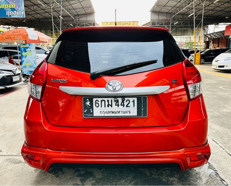 Toyota Yaris 2017 1.2 E Sedan เบนซิน ไม่ติดแก๊ส เกียร์อัตโนมัติ ส้ม รูปที่ 3