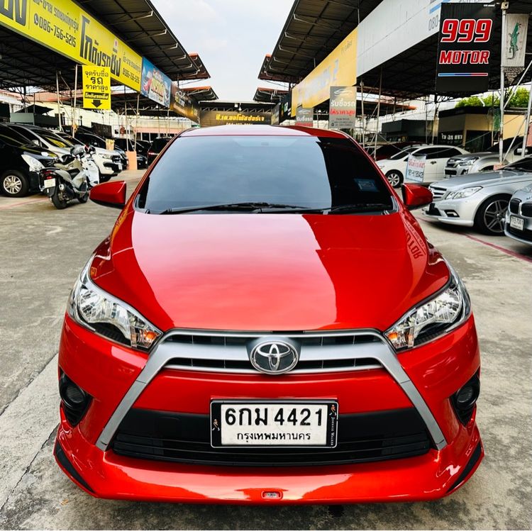 Toyota Yaris 2017 1.2 E Sedan เบนซิน ไม่ติดแก๊ส เกียร์อัตโนมัติ ส้ม รูปที่ 2