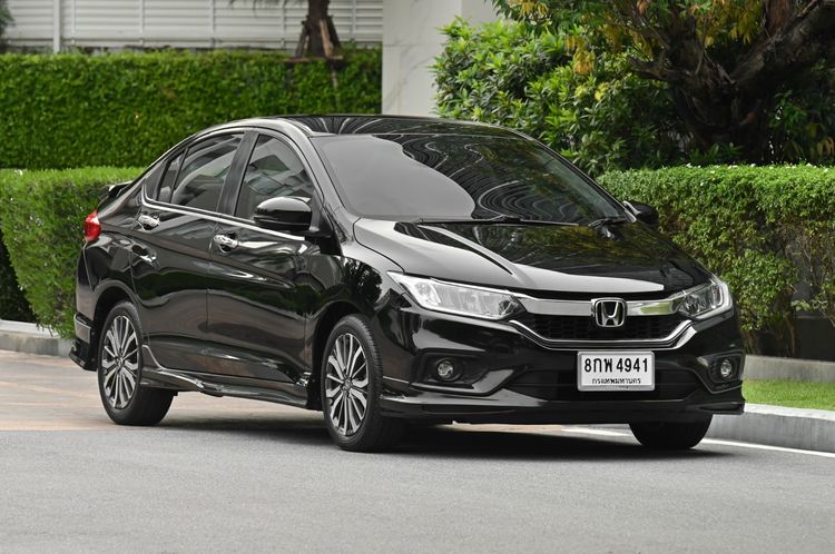 Honda City 2019 1.5 Sv i-VTEC Sedan เบนซิน ไม่ติดแก๊ส เกียร์อัตโนมัติ ดำ รูปที่ 2