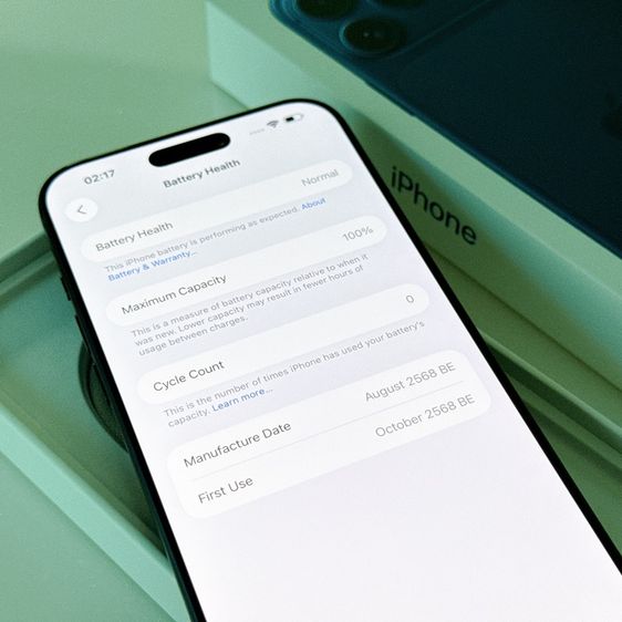 ไอโฟน มือ1 ราคามือ2 iPhone 17 Pro Max ความจุ 256 GB น้ำเงิน Deep Blue ราคาถูก รูปที่ 5