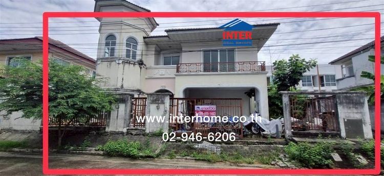 บ้านเดี่ยว 2 ชั้น 61.3 ตร.ว. หมู่บ้านรุ่งกิจวิลล่า14 ซอยร่มเกล้า38 ถนนร่มเกล้า ถนนร่มเกล้าซอย38 เขตลาดกระบัง กรุงเทพมหานคร