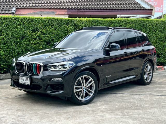 BMW X3 2019 2.0 xDrive30e M Sport 4WD Utility-car ดีเซล ไม่ติดแก๊ส เกียร์อัตโนมัติ ดำ รูปที่ 2