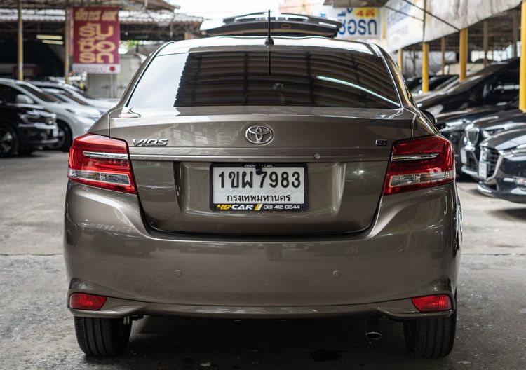 Toyota Vios 2017 1.5 E Sedan เบนซิน ไม่ติดแก๊ส เกียร์อัตโนมัติ น้ำตาล รูปที่ 4