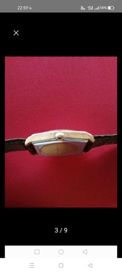 นาฬิกา 4 เหลี่ยม Vintage สองเข็มครึ่ง Boyside สำหรับคนข้อมือเล็กหรือ สุภาพสตรี มีพรายน้ำ Swiss Made รูปที่ 4