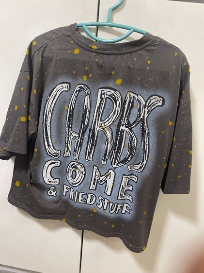 เสื้อครอปน่ารักลายเป็ดน้อยผูกโบว์ รูปที่ 5