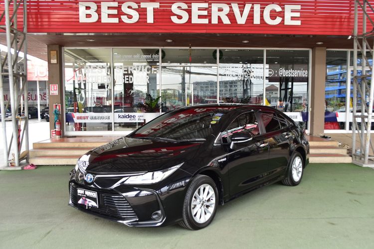 รถ Toyota Altis 1.8 Hybrid Mid สี ดำ