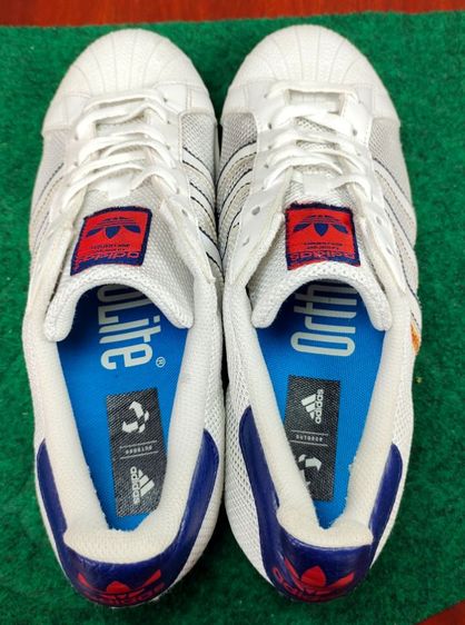 รองเท้า💥adidas superstar💥ของแท้‼️รุ่นพิเศษผ้ากระสอบ💥สวยๆ เดิมๆ สภาพดี💥ไซร์ 43.5 รูปที่ 15