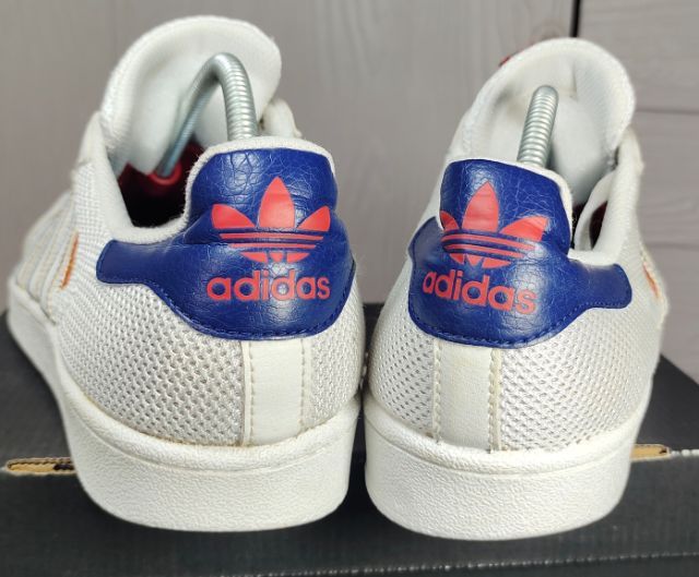 รองเท้า💥adidas superstar💥ของแท้‼️รุ่นพิเศษผ้ากระสอบ💥สวยๆ เดิมๆ สภาพดี💥ไซร์ 43.5 รูปที่ 8