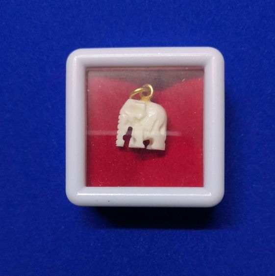 จี้ช้างเผือก แกะสลัก เนื้อหยกขาว ขนาด 1 ซม. เสริมอำนาจบารมี รูปที่ 10