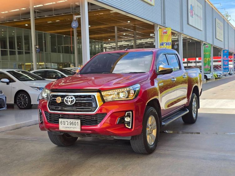 รถ Toyota Hilux Revo 2.4 Prerunner E Plus สี แดง
