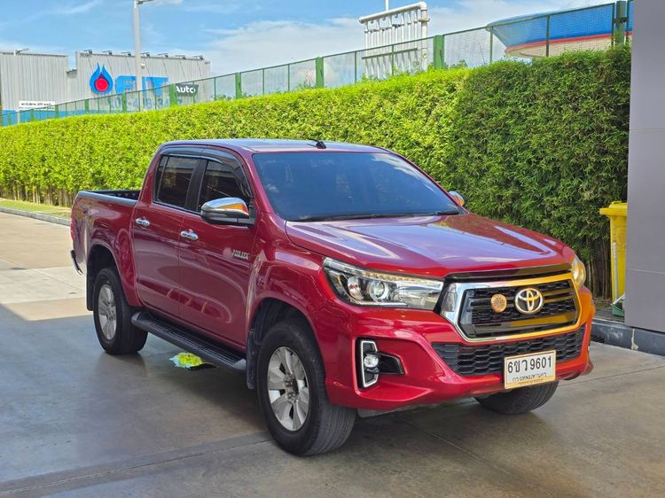 Toyota Hilux Revo 2018 2.4 Prerunner E Plus Pickup ดีเซล ไม่ติดแก๊ส เกียร์อัตโนมัติ แดง รูปที่ 2