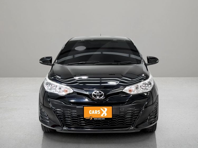 Toyota Yaris 2018 1.2 E Sedan เบนซิน ไม่ติดแก๊ส เกียร์อัตโนมัติ ดำ รูปที่ 3