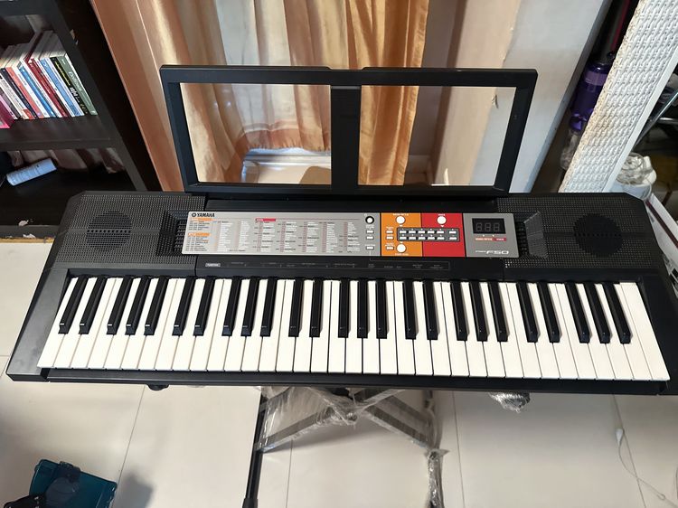ขาย Key board Yamaha ขาย Keyboard Yamaha PSR F50 พร้อมขาตั้ง ปลั๊ก ครบชุด สภาพดี
