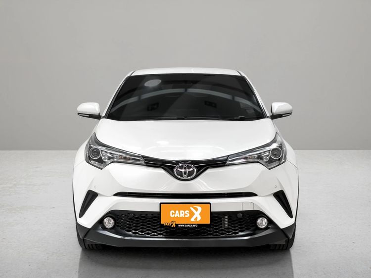 Toyota C-HR 2018 1.8 Mid Sedan เบนซิน ไม่ติดแก๊ส เกียร์อัตโนมัติ ขาว รูปที่ 3