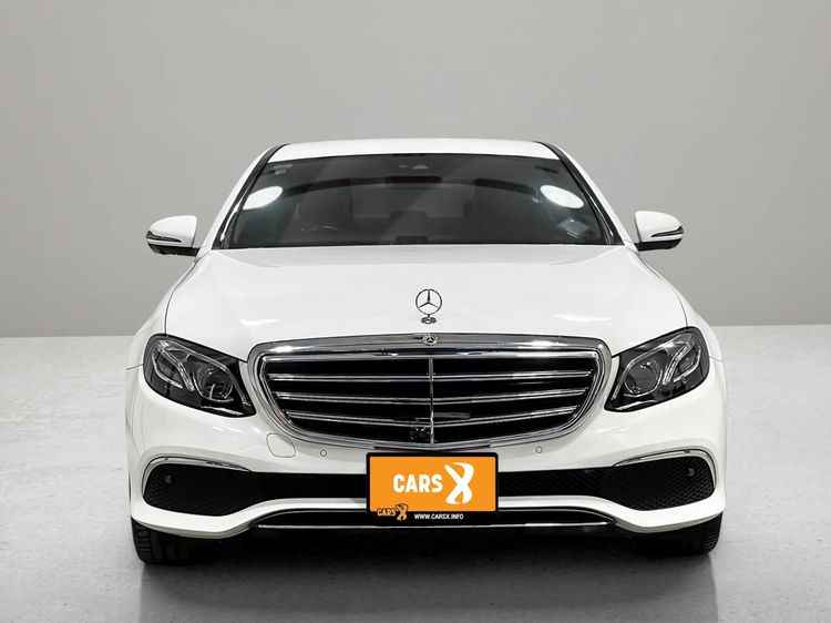 Mercedes-Benz E-Class 2019 E350 Sedan ปลั๊กอินไฮบริด (PHEV) ไม่ติดแก๊ส เกียร์อัตโนมัติ ขาว รูปที่ 3