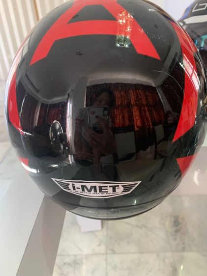 หมวกกันน็อคผู้หญิง i met ไซค์ xl มือสอง ใหม่มาก สภาพดี รูปที่ 4