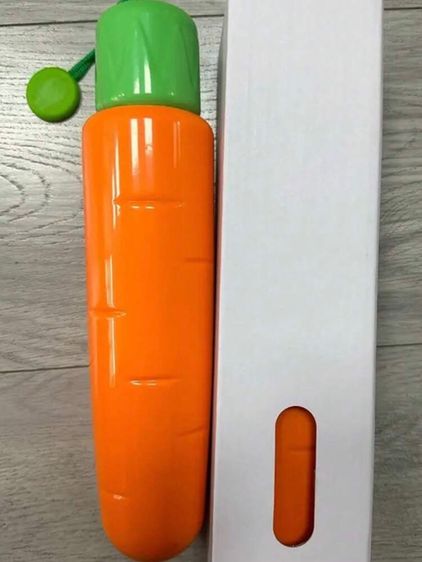 ร่มพับมะเขือ แครอท ข้าวโพด กันแดดuv กันฝน สีสดสวยพกพาสะดวก วัสดุแข็งแรง รูปที่ 10