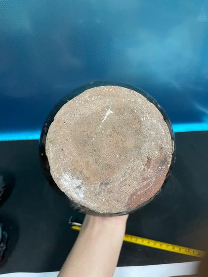 ไหเขมร เคลือบน้ำตาล สูง 10 นิ้ว พนมดงเร็ก บุรีรัมย์ รูปที่ 7