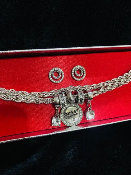 เซ็ตเครื่องประดับ Guess แท้ 💯  งานกล่อง หรูหรา นำเข้า USA รูปที่ 3