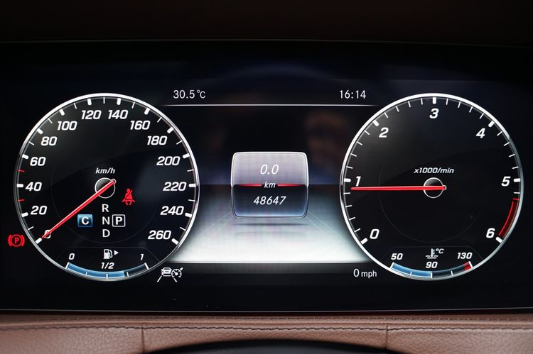 Mercedes-Benz S-Class 2018 S350 Sedan ดีเซล ไม่ติดแก๊ส เกียร์อัตโนมัติ บรอนซ์เงิน รูปที่ 2