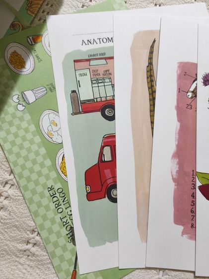 โล๊ะบ้าน ขาย The Julia Rothman Collection เป็นชุดประกอบด้วยหนังสือ 3 เล่ม พร้อมโปสการ์ดน่ารัก สภาพดีมาก ซื้อมายังไม่ได้อ่าน 😄 รูปที่ 13