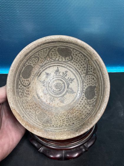 ชามลายดำใต้เคลือบ บ้านป่ายาง ศรีสัชนาลัย พ.21 รูปที่ 2