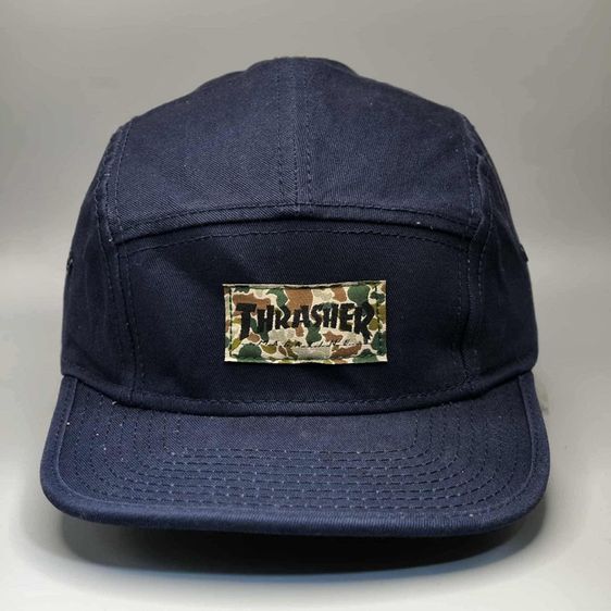 หมวกและหมวกแก๊ป หมวก THRASHER ทรง 5 panel แท้ 💯 size ขนาด ปรับได้ สภาพใหม่มาก โลโก้สวย ทรงสวย หายากน่าสะสมครับ 