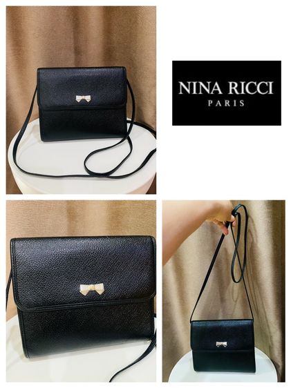 ไม่ระบุ ดำ หนังแท้ อื่นๆ Used Nina Ricci Crossbody Bag 