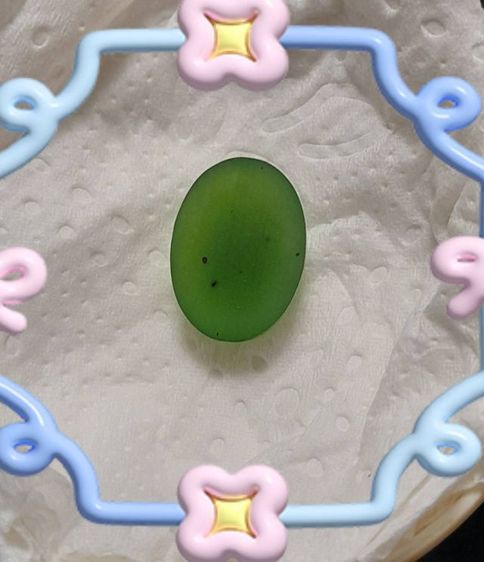 หยกจีนแท้ประดับหัวแหวน รูปที่ 2