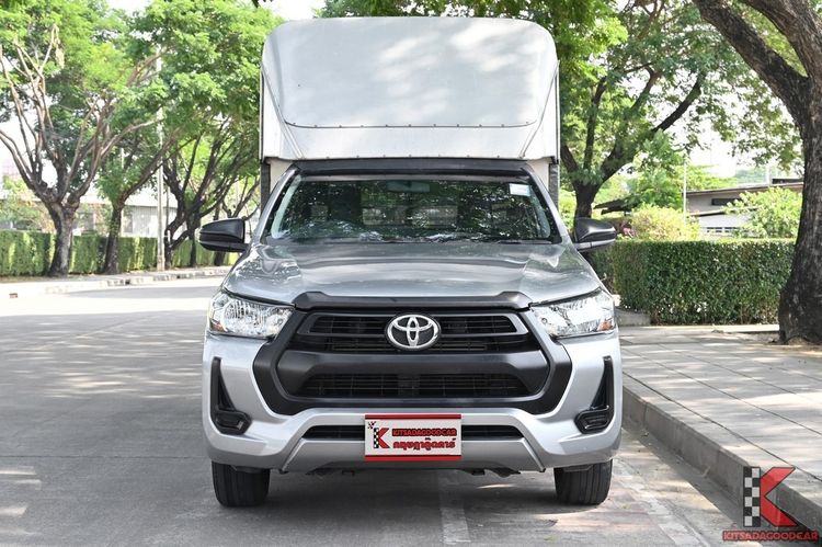 Toyota Hilux Revo 2022 2.4 Entry Pickup ดีเซล ไม่ติดแก๊ส เกียร์ธรรมดา บรอนซ์เงิน รูปที่ 2