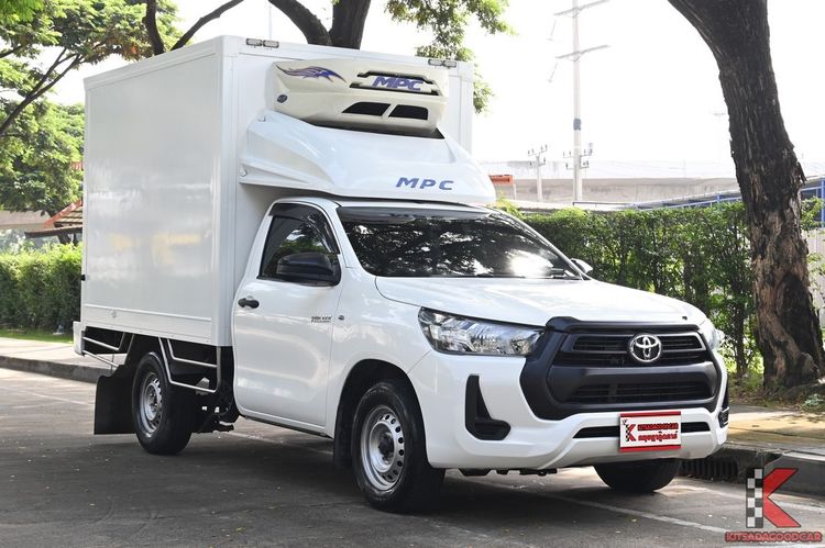 Toyota Hilux Revo 2020 2.4 Entry Pickup ดีเซล ไม่ติดแก๊ส เกียร์ธรรมดา ขาว