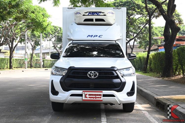 Toyota Hilux Revo 2020 2.4 Entry Pickup ดีเซล ไม่ติดแก๊ส เกียร์ธรรมดา ขาว รูปที่ 2