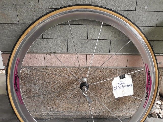ขายล้อหน้าCampagnolo Shamal 12 ซี่ 700C ส่งลงทะเบียนฟรี รูปที่ 5