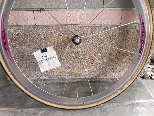 ขายล้อหน้าCampagnolo Shamal 12 ซี่ 700C ส่งลงทะเบียนฟรี รูปที่ 7