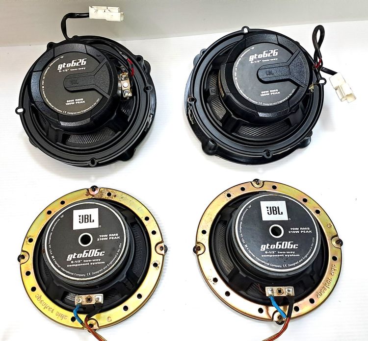 ลำโพงติดรถยนต์ JBL ของแท้ USA ครบชุด ซื้อจากห้าง (สามารถตรวจดูวงจรข้างในได้ว่าของแท้) รูปที่ 9