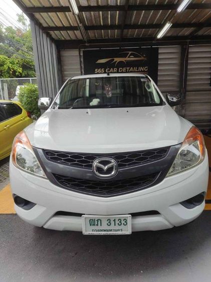 Mazda BT-50 Pro 2012 2.2 Hi-Racer Pickup ดีเซล ไม่ติดแก๊ส เกียร์ธรรมดา ขาว รูปที่ 3