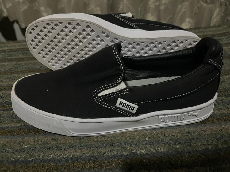 ส่งฟรี รองเท้า PUMA Smash Vulc Slip On สีดำ  รูปที่ 3