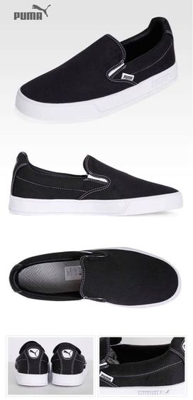 ฟรี รองเท้า PUMA Smash Vulc Slip On สีดำ  รูปที่ 6