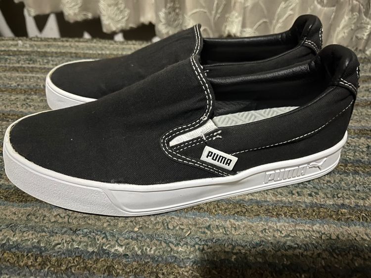 ฟรี รองเท้า PUMA Smash Vulc Slip On สีดำ  รูปที่ 2