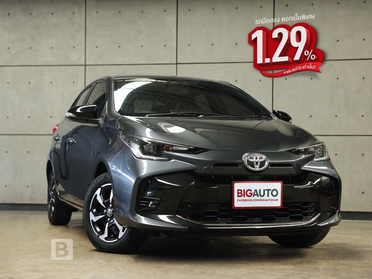 รถ Toyota Yaris 1.2 Smart สี เทา