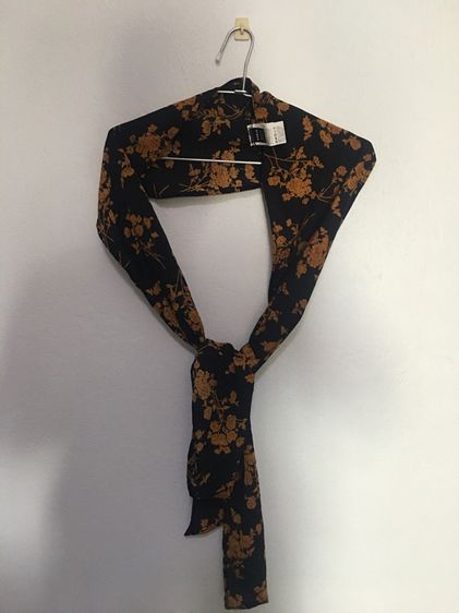 เซ็ตนี้คุ้มสุด จั๊มสูทเรียบหรู ผ้าพันคอลายดอกฟรี 💐 เซ็ตจั๊มสูทสีน้ำตาล ผ้าพันคอลายดอกไม้ สไตล์เรียบหรู (ของแถมสุดคุ้ม)  รูปที่ 2