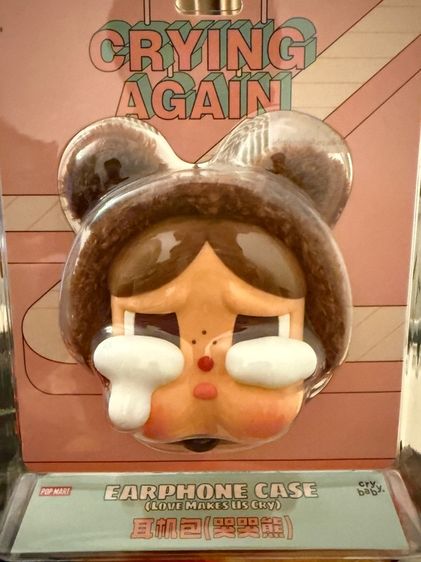 earphone เคสหูฟัง หมี พร้อมส่ง ทักครับ ของใหม่ ไม่เคยใช้ Popmart babycry