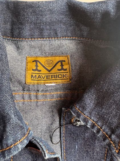 แจ๊คเก็ตยีนส์วินเทจ Maverick รูปที่ 2