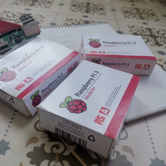 อื่นๆ 💻 ขายบอร์ดแท้ Raspberry Pi 3 Model B+ – ของแท้ Made in UK 🇬🇧